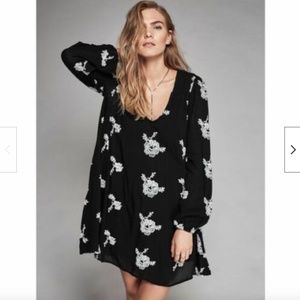 Free People Embroidered Austin Mini Dress
